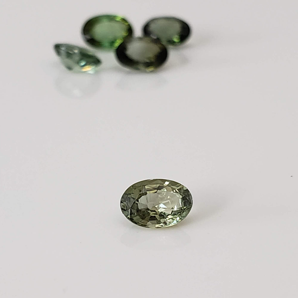 Tourmaline | 5 Piece Gemstone Lot | Oval Cut | Green | 2.38tcw 4