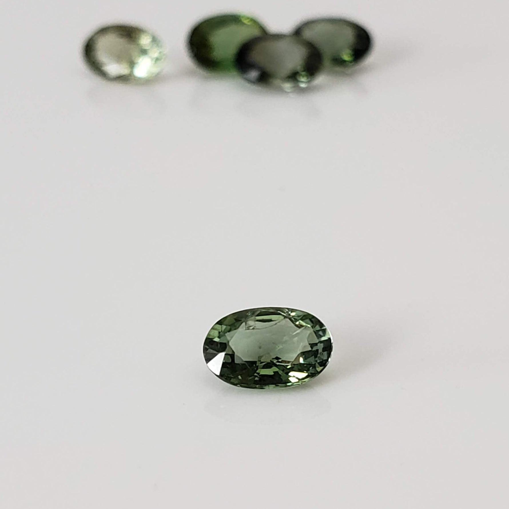  Tourmaline | 5 Piece Gemstone Lot | Oval Cut | Green | 2.38tcw 6