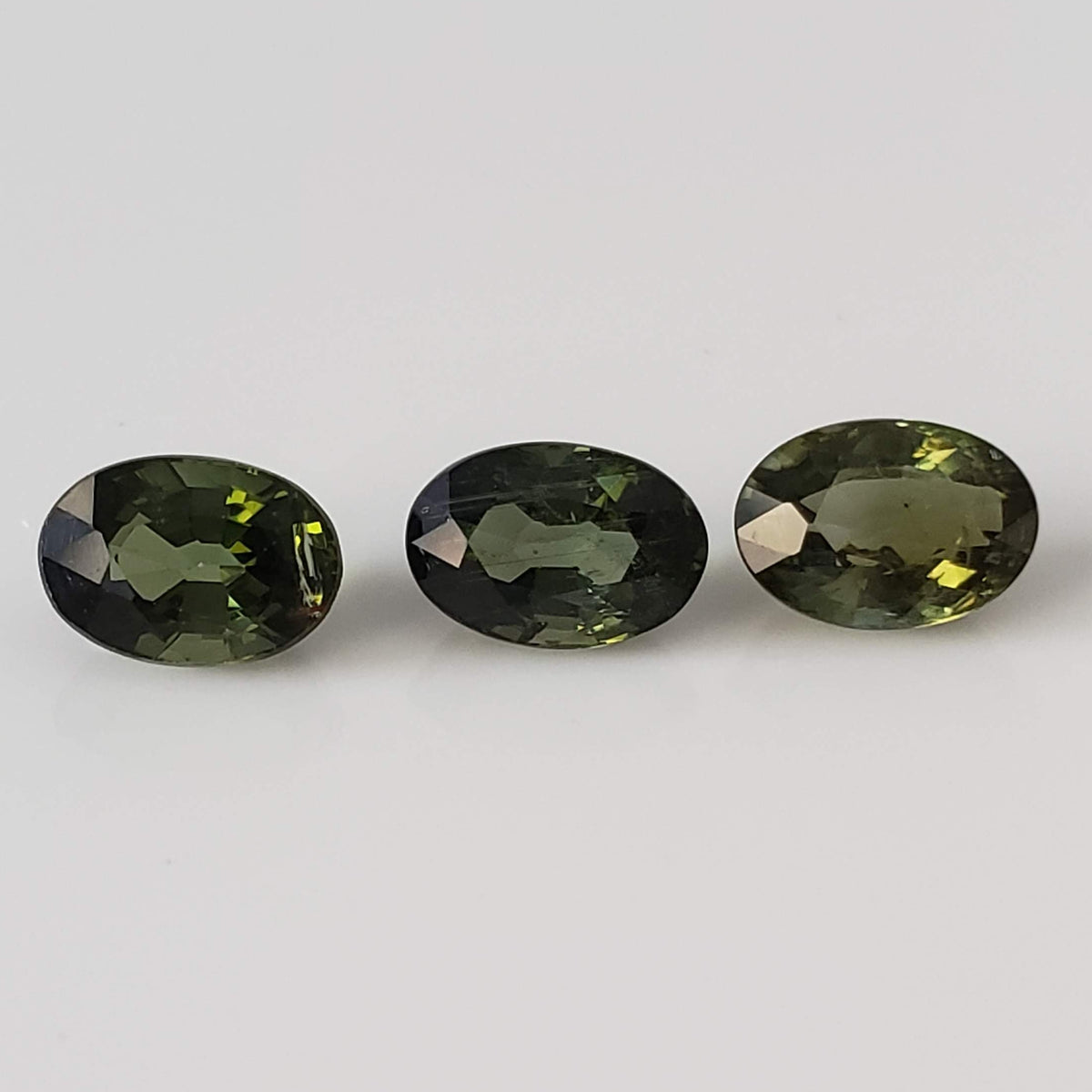 Tourmaline | 6 Piece Gemstone Lot | Oval Cut | Green | 3.0tcw 3