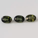 Tourmaline | 6 Piece Gemstone Lot | Oval Cut | Green | 3.0tcw 3