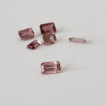  Tourmaline | 6 Piece Lot | Octagon Cut | Pink | 2.2tcw 3