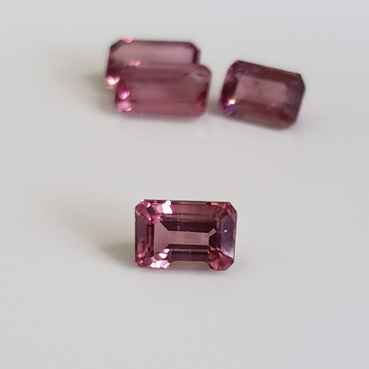  Tourmaline | 9 Piece Lot | Octagon Cut | Pink | 9.1tcw 4