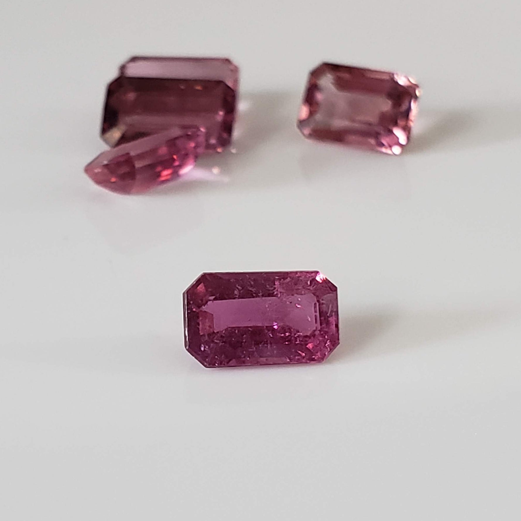  Tourmaline | 9 Piece Lot | Octagon Cut | Pink | 9.1tcw 6