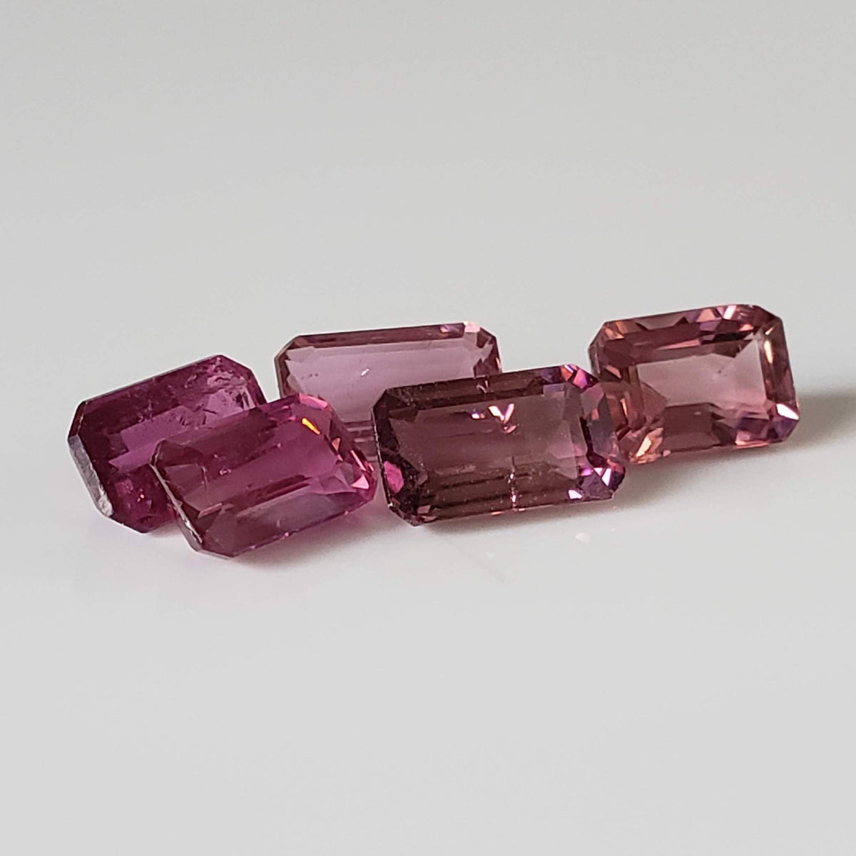  Tourmaline | 9 Piece Lot | Octagon Cut | Pink | 9.1tcw 3