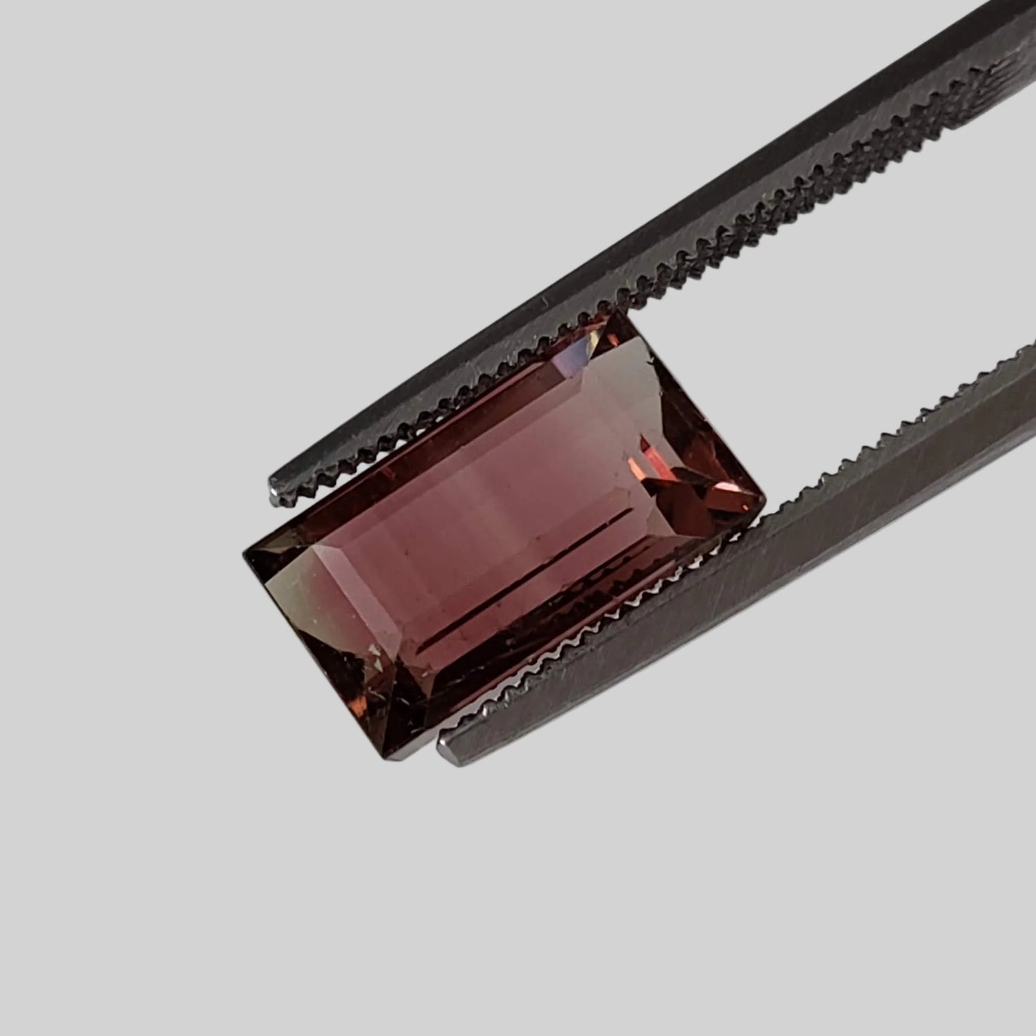  Tourmaline | Baguette Cut | Bi-Color Pink Green | 10x6mm 2.65ct 
