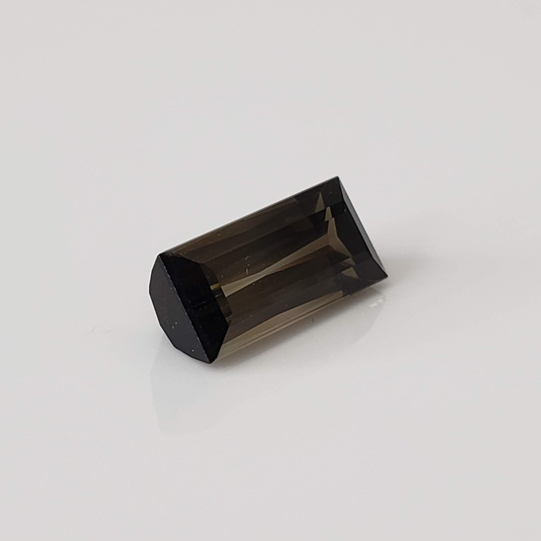  Tourmaline | Baguette Cut | Brownish Pink Bi-Color | 12.3x5.8mm 3.46ct 5