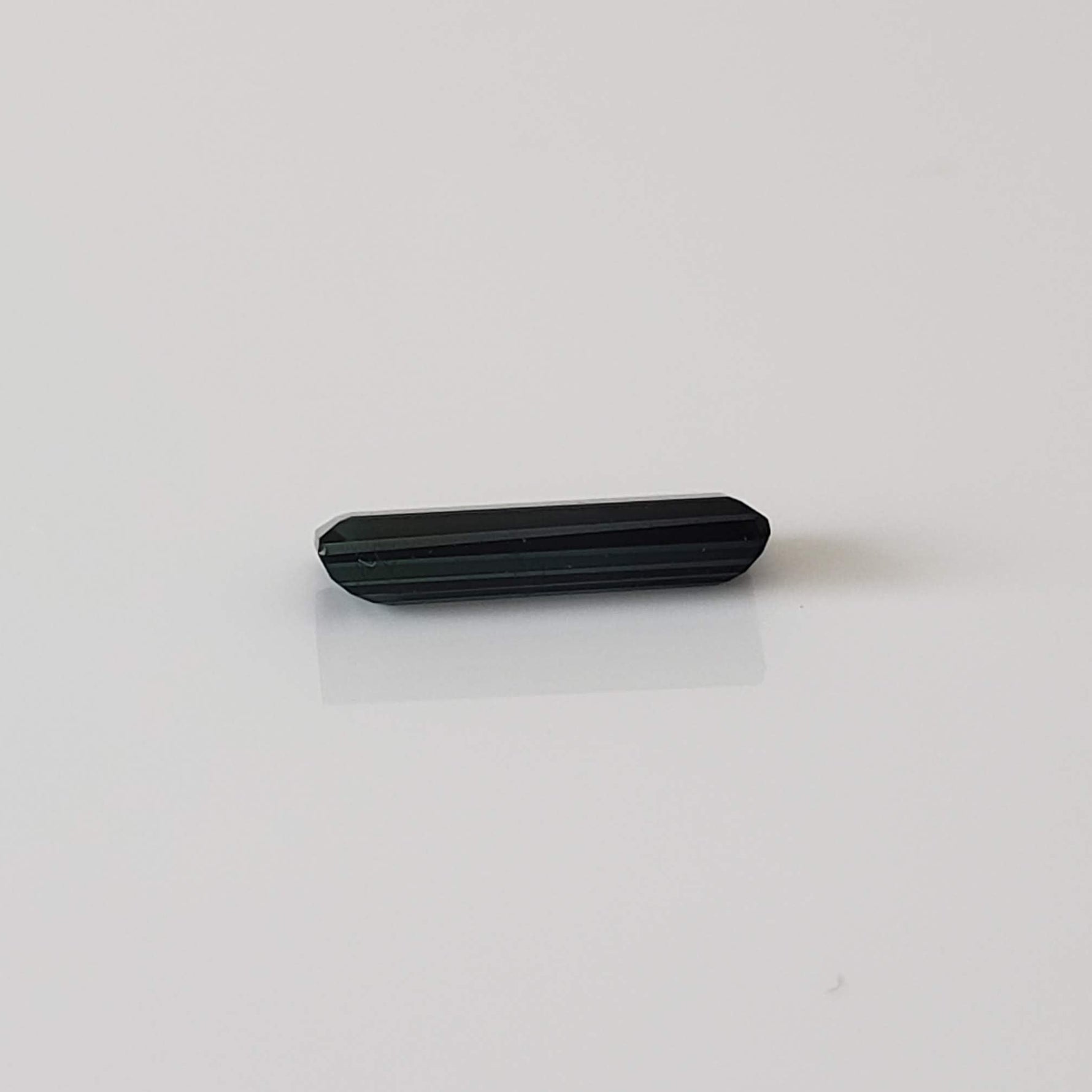  Tourmaline | Baguette Cut | Dark Neon Green | 11.2x3.5mm 0.94ct | Africa 5