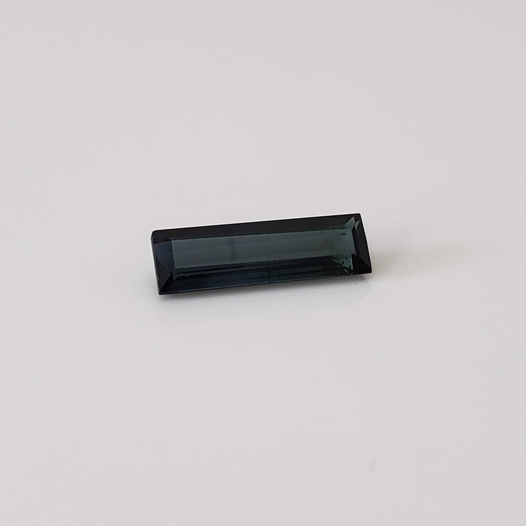 Tourmaline | Baguette Cut | Dark Neon Green | 11.2x3.5mm 0.94ct | Africa 2
