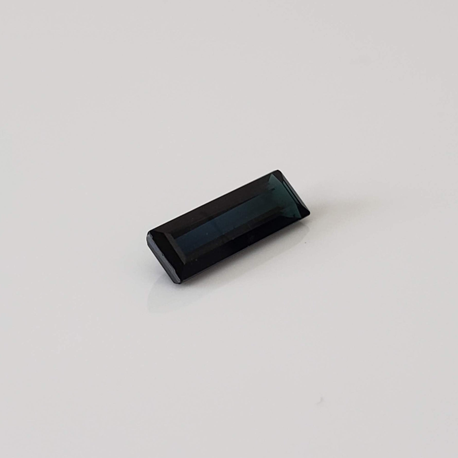  Tourmaline | Baguette Cut | Dark Neon Green | 11.2x3.5mm 0.94ct | Africa 4