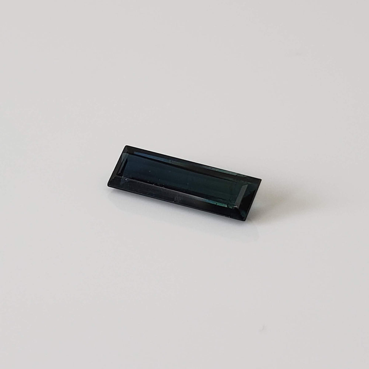  Tourmaline | Baguette Cut | Dark Neon Green | 11.2x3.5mm 0.94ct | Africa 3