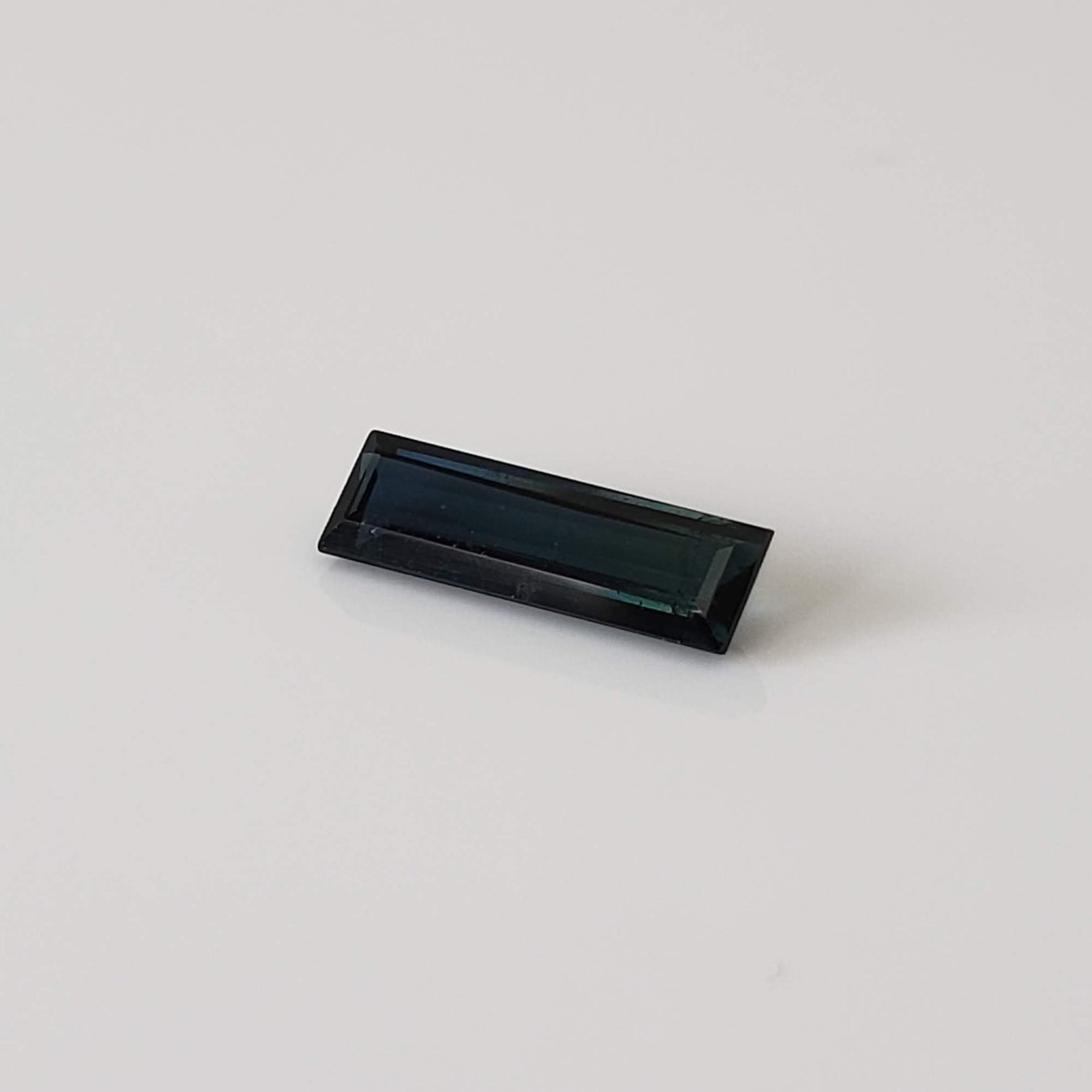  Tourmaline | Baguette Cut | Dark Neon Green | 11.2x3.5mm 0.94ct | Africa 3