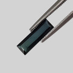 Tourmaline | Baguette Cut | Dark Neon Green | 11.2x3.5mm 0.94ct | Africa 