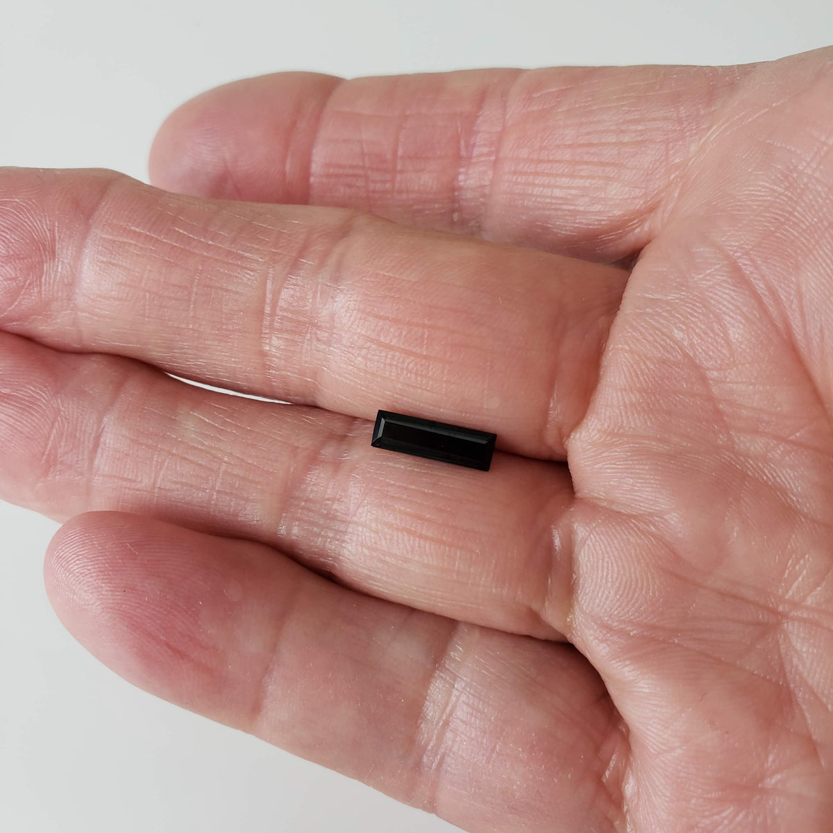  Tourmaline | Baguette Cut | Dark Neon Green | 11.2x3.5mm 0.94ct | Africa 7