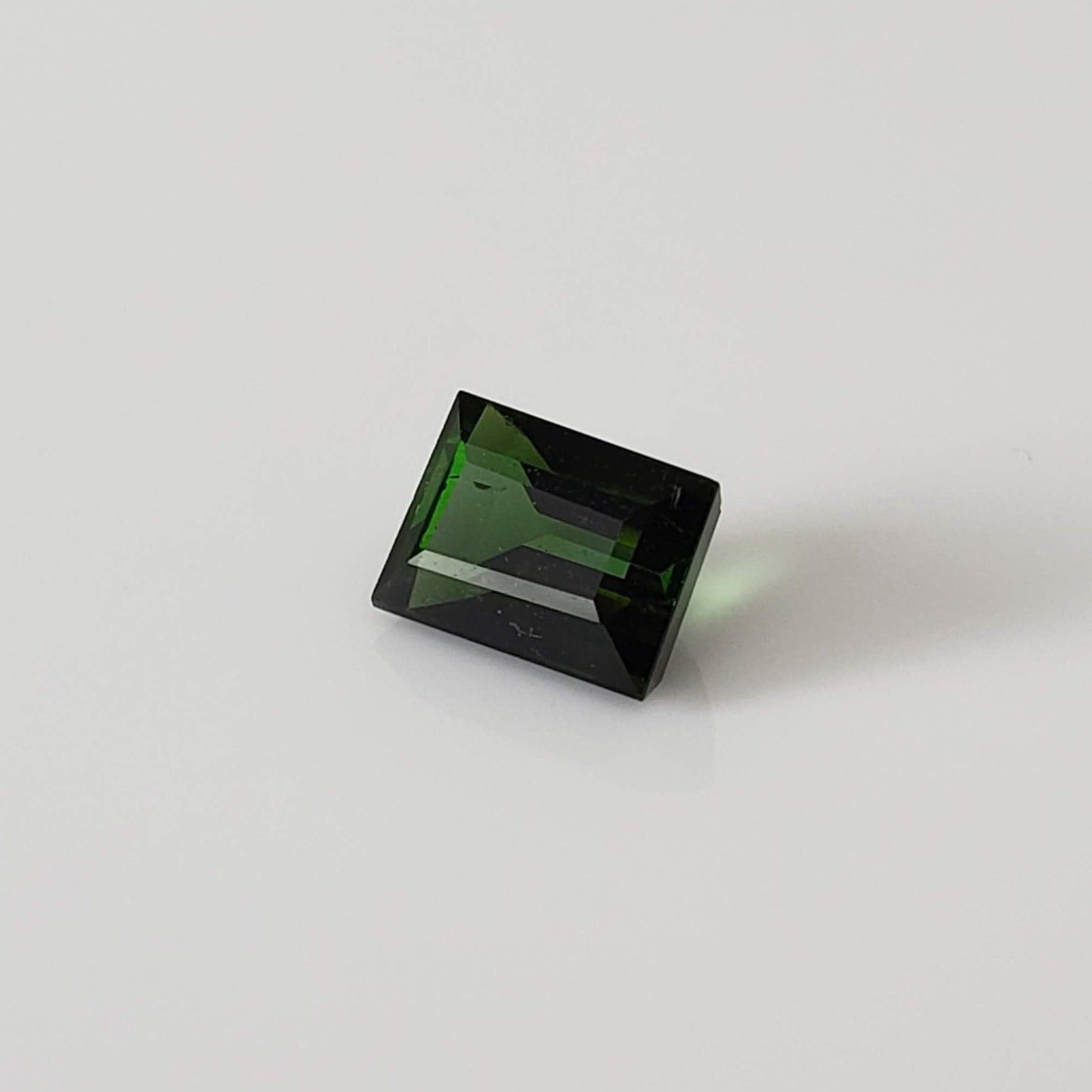  Tourmaline | Baguette Cut | Dark Neon Green | 6x4.5mm 2