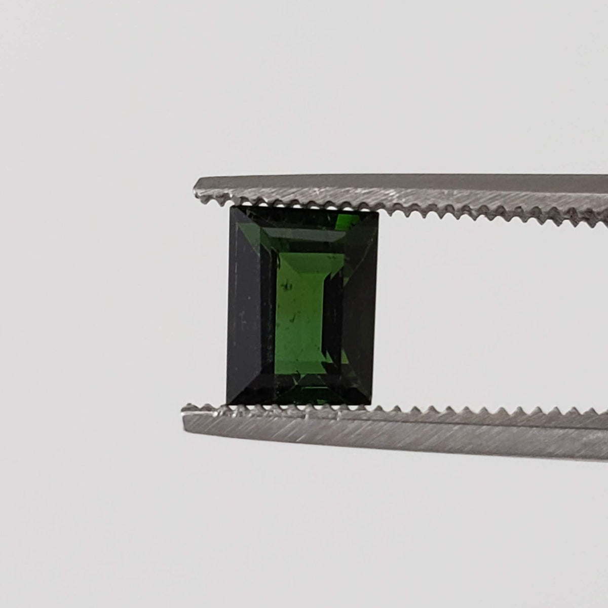  Tourmaline | Baguette Cut | Dark Neon Green | 6x4.5mm 1