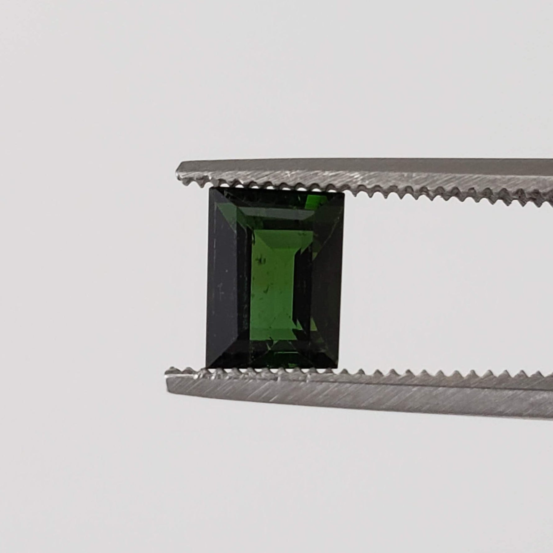  Tourmaline | Baguette Cut | Dark Neon Green | 6x4.5mm 1
