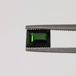  Tourmaline | Baguette Cut | Dark Neon Green | 6x4.5mm 