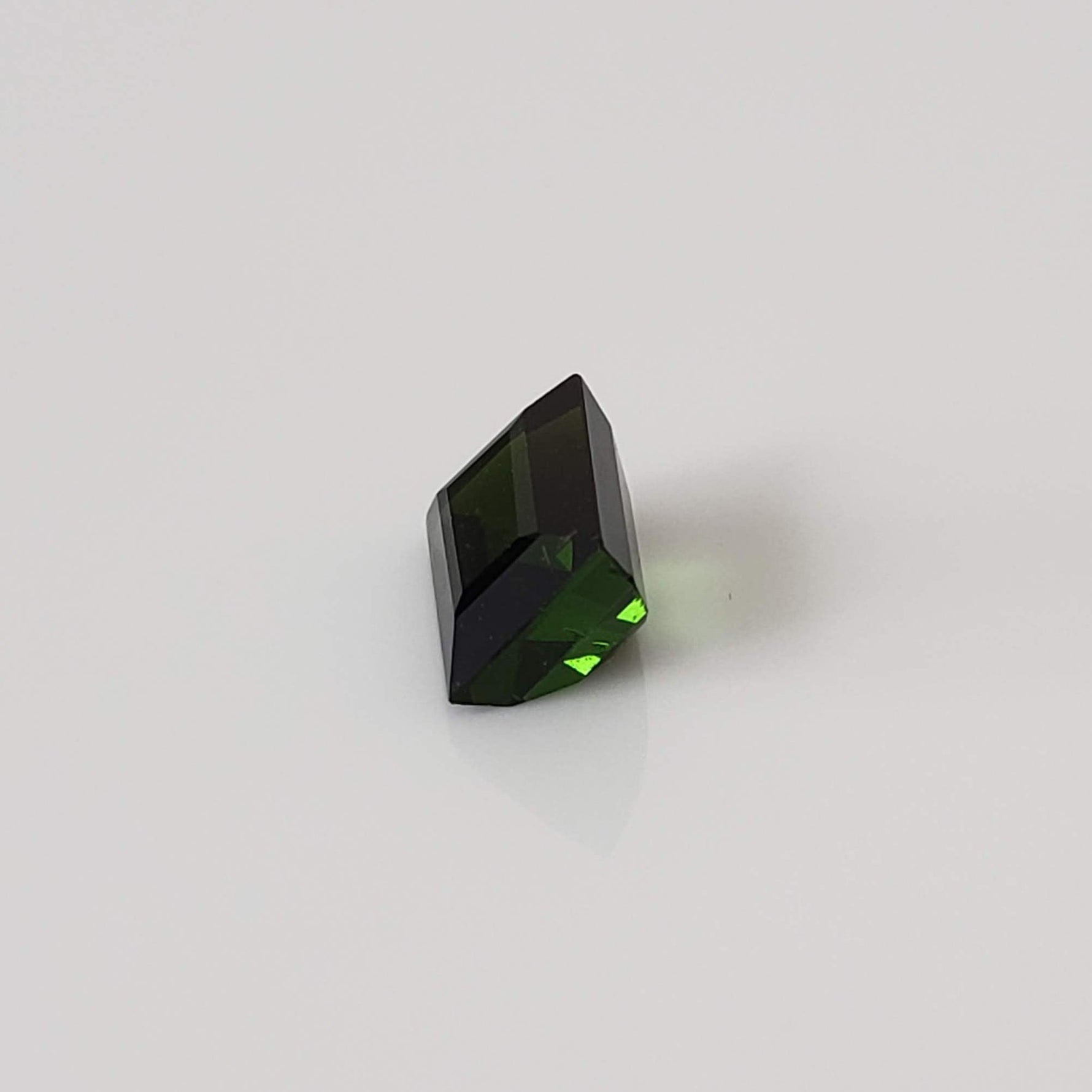  Tourmaline | Baguette Cut | Dark Neon Green | 6x4.5mm 4