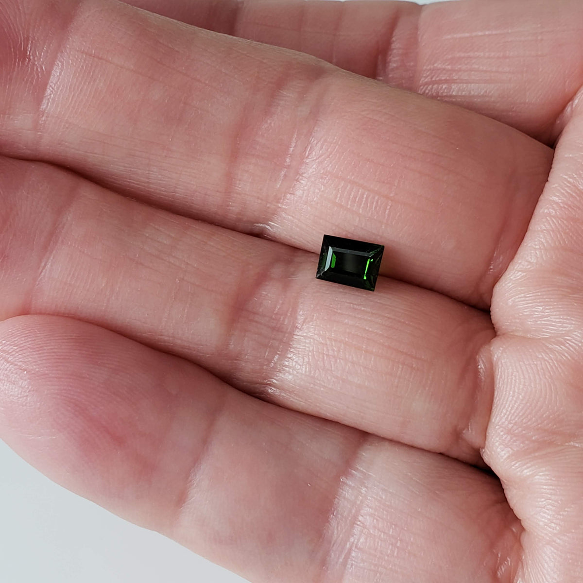  Tourmaline | Baguette Cut | Dark Neon Green | 6x4.5mm 8