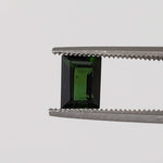  Tourmaline | Baguette Cut | Dark Neon Green | 6x4.5mm 1