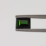  Tourmaline | Baguette Cut | Dark Neon Green | 6x4.5mm 