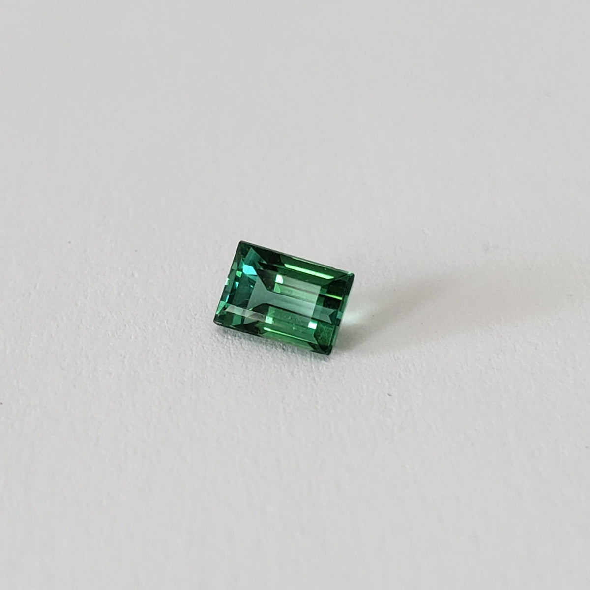  Tourmaline | Baguette Cut | Green Blue | 5.7x3.8mm 0.7ct 1