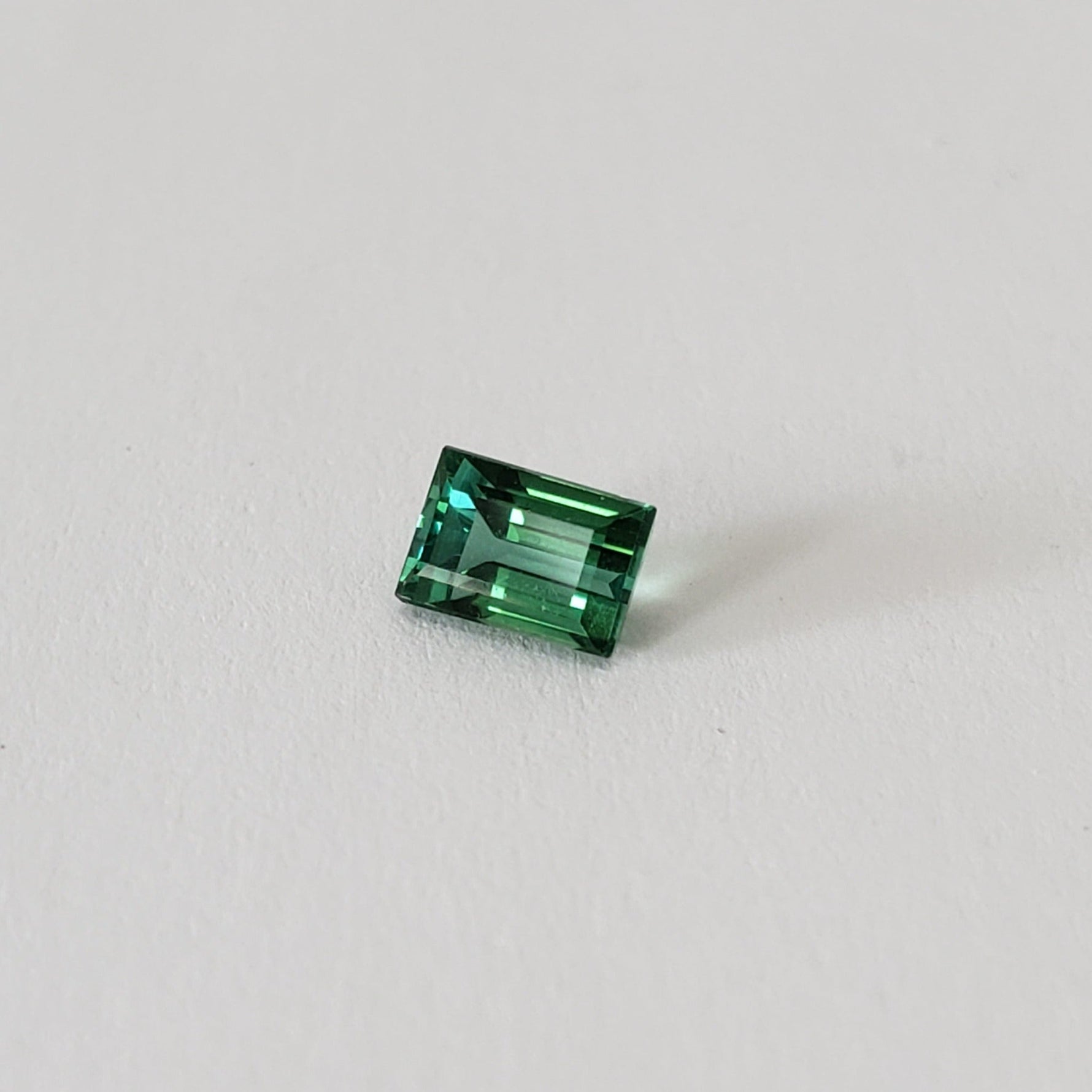  Tourmaline | Baguette Cut | Green Blue | 5.7x3.8mm 0.7ct 1