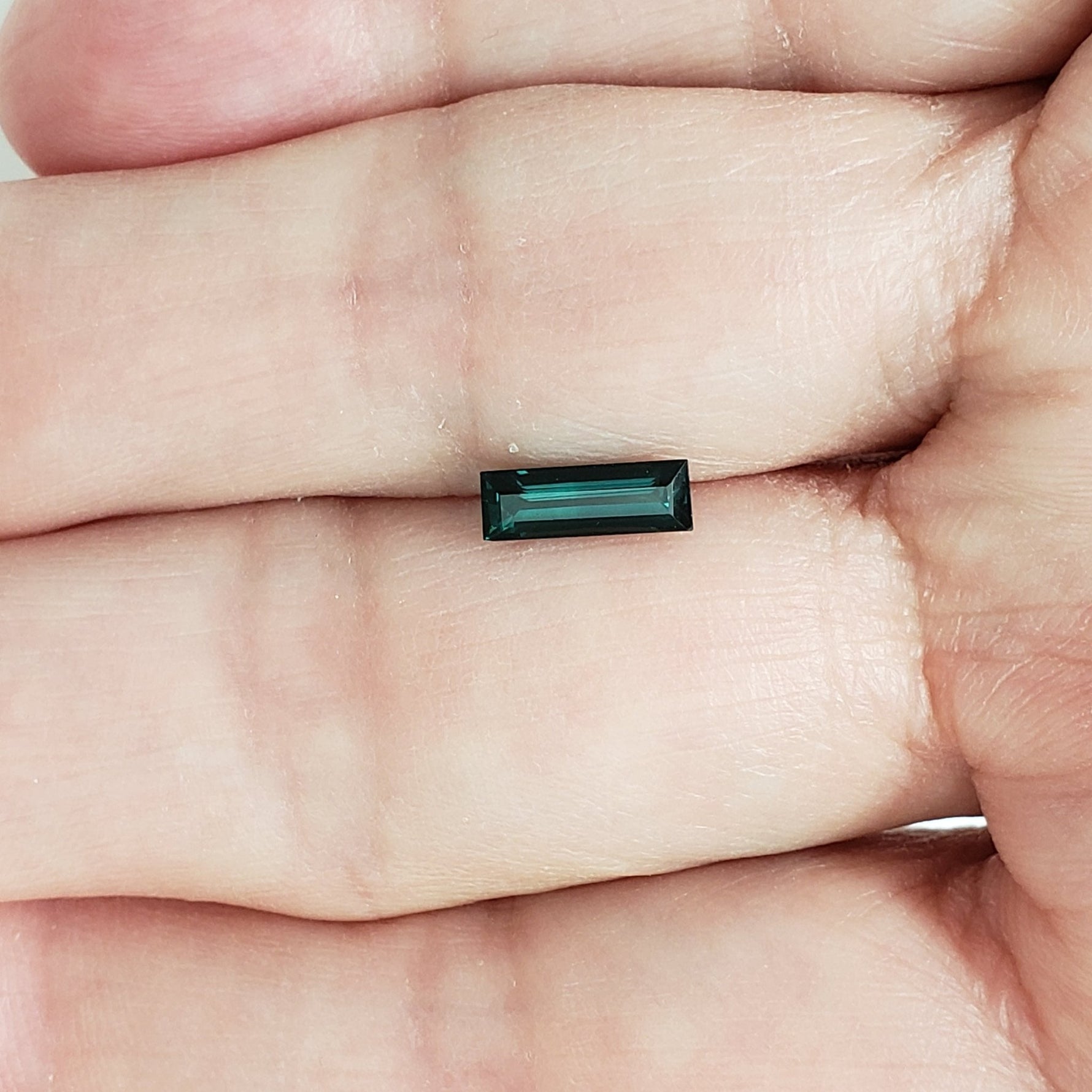  Tourmaline | Baguette Cut | Green Blue | 9.3x3mm 0.7ct 7