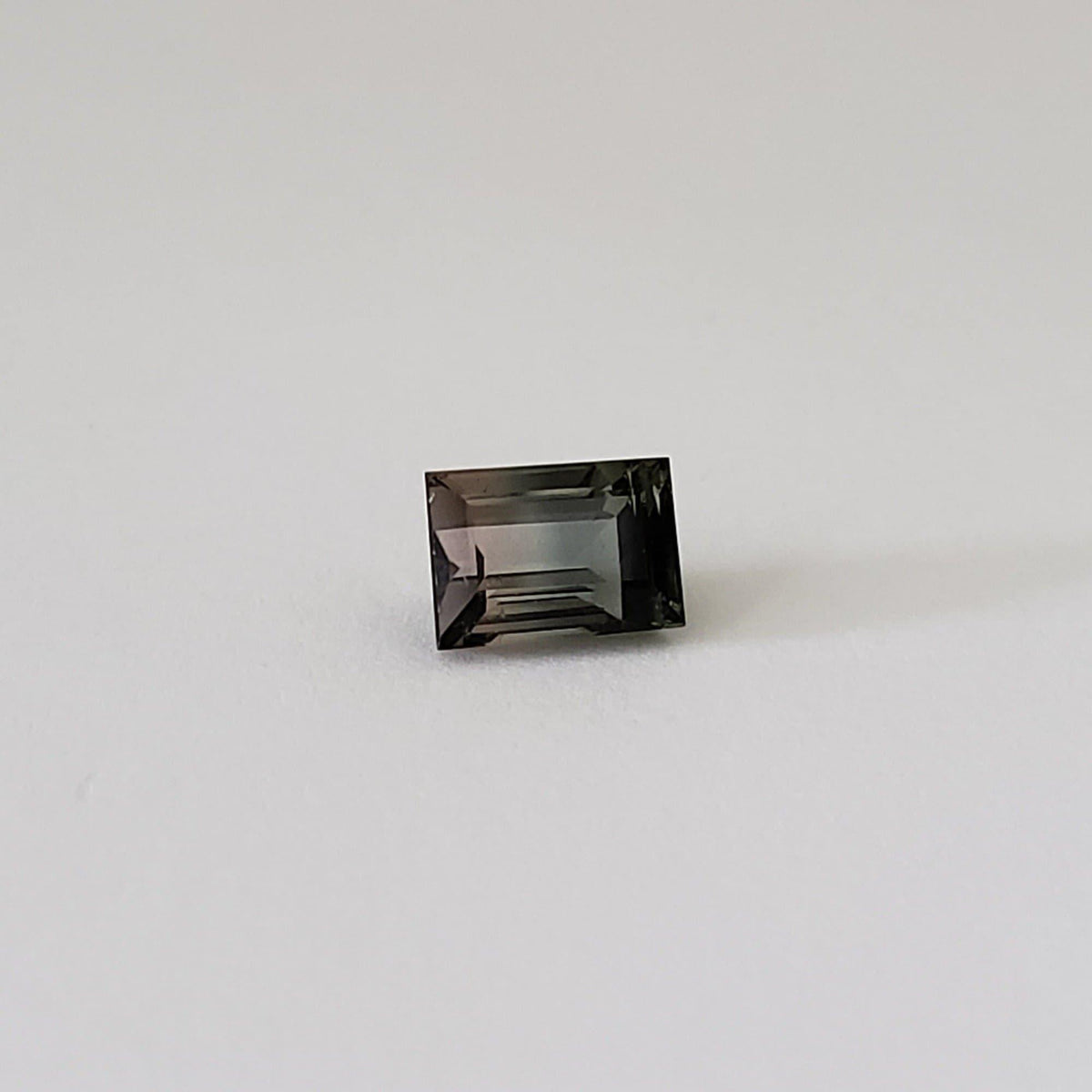  Tourmaline | Baguette Cut | Green-Blue Pink Bi-Color | 7.3x5mm 1.66ct 1