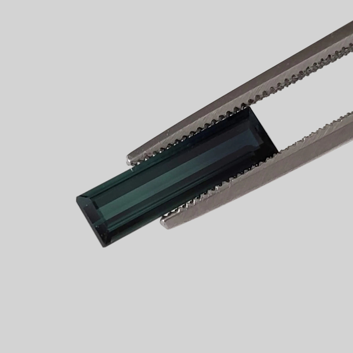 Tourmaline | Baguette Cut | Greenish Blue | 12.5x3.5mm 1.3ct 