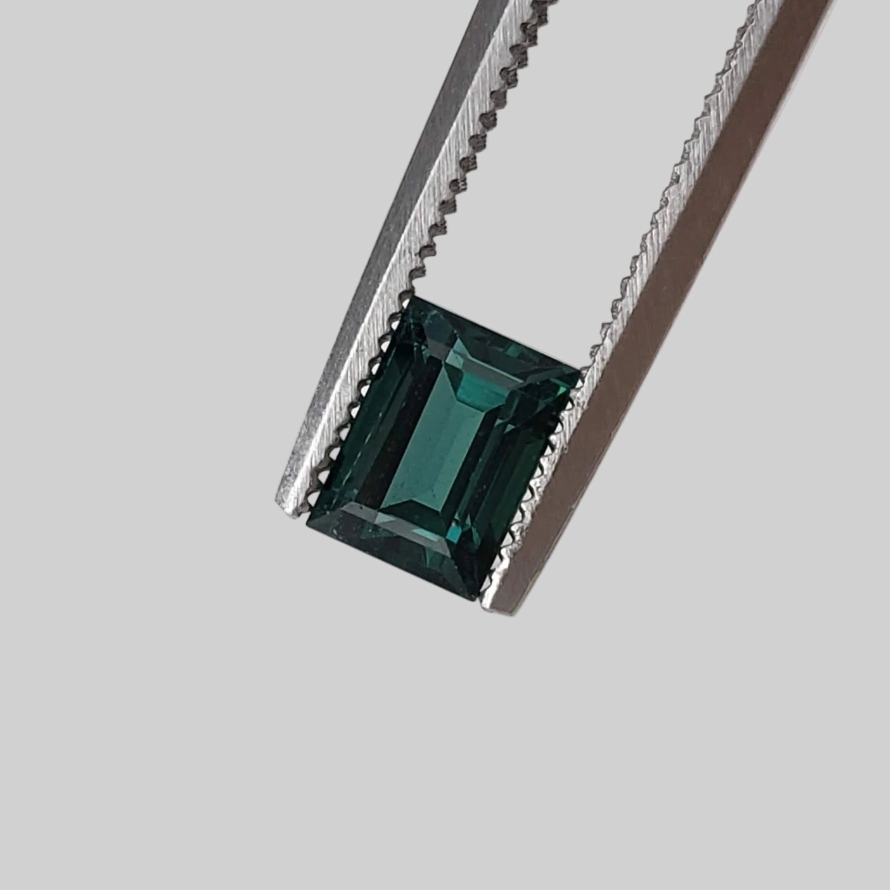  Tourmaline | Baguette Cut | Neon Blue | 5.5x4mm 1