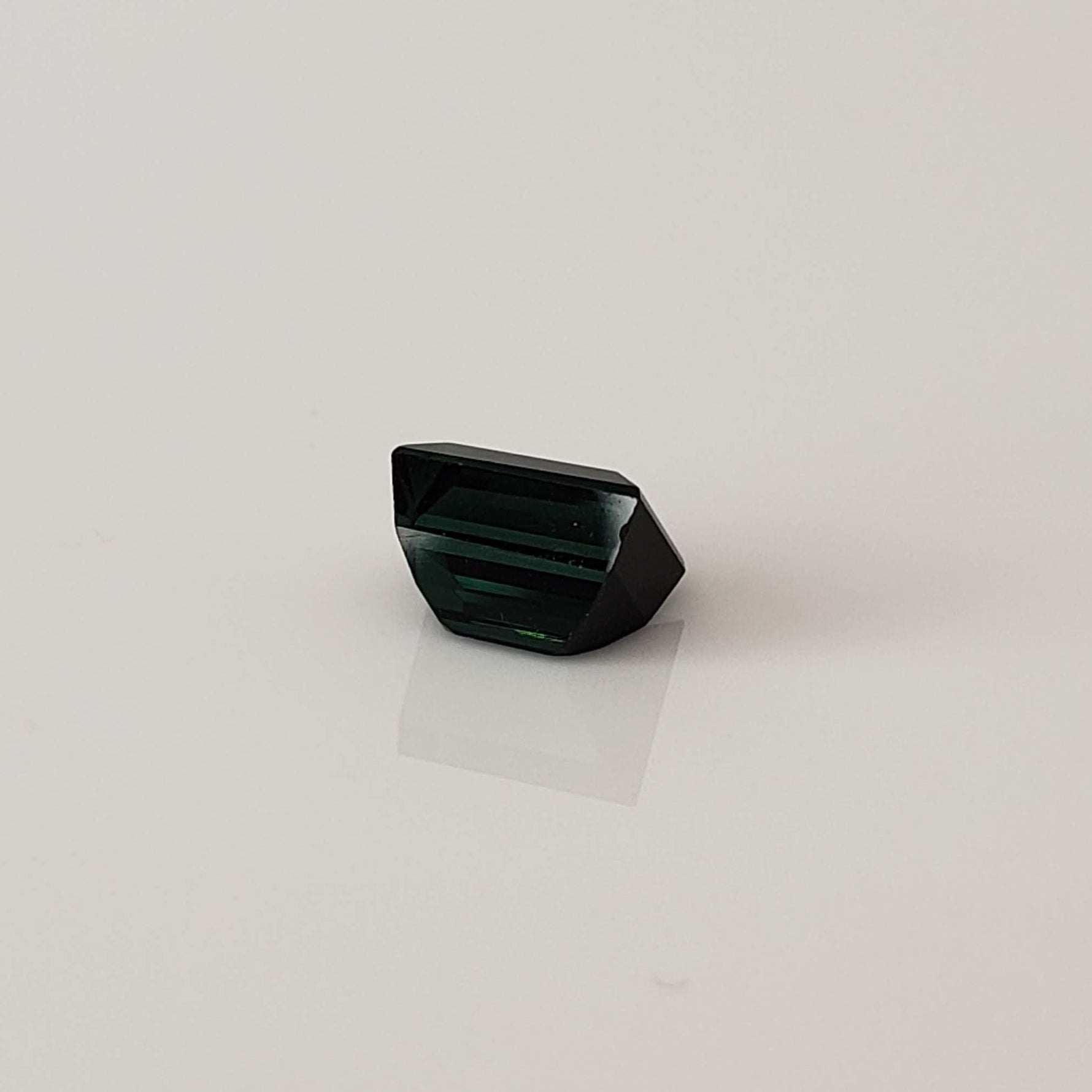  Tourmaline | Baguette Cut | Neon Green | 6x5mm 1.34ct 5