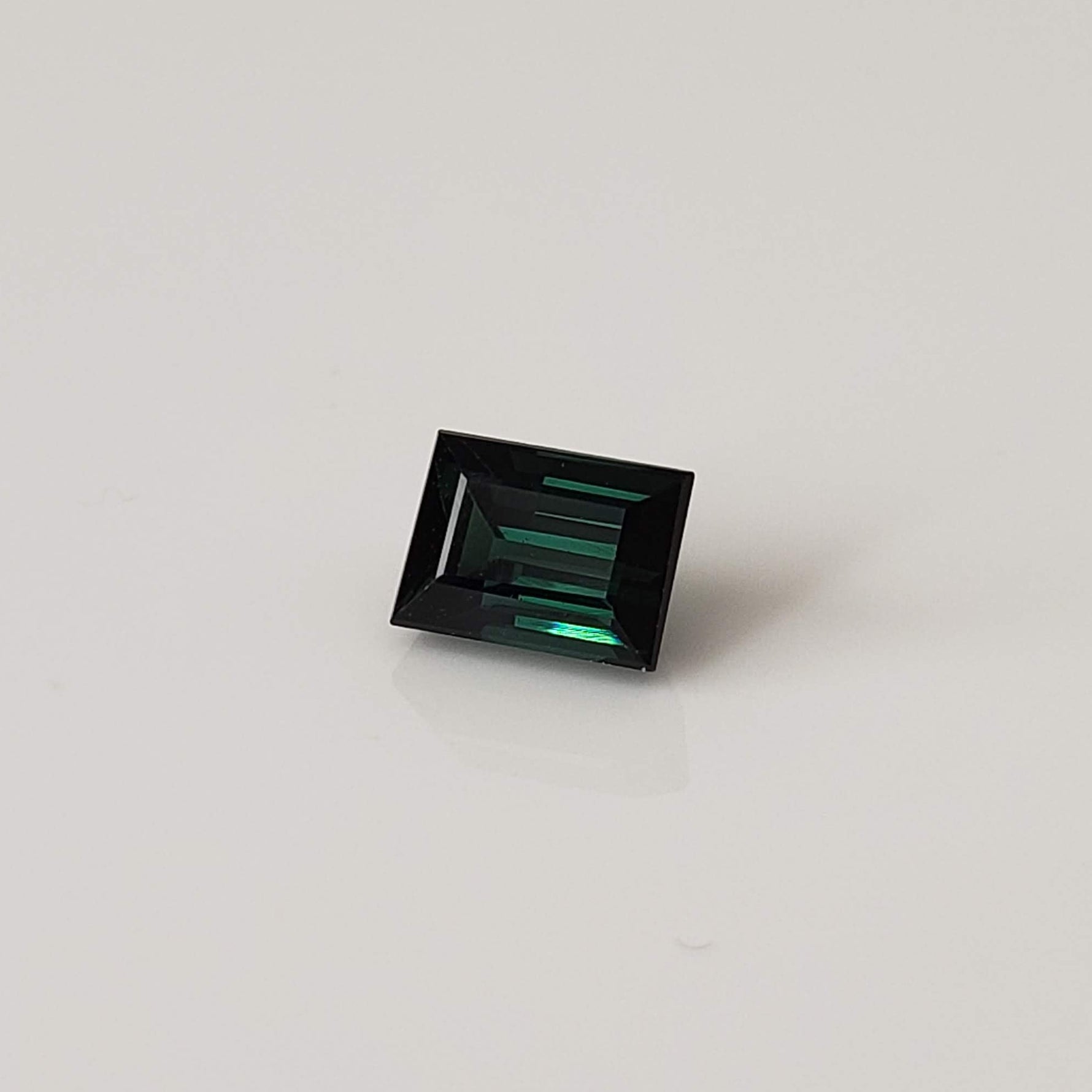  Tourmaline | Baguette Cut | Neon Green | 6x5mm 1.34ct 3