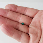  Tourmaline | Baguette Cut | Neon Green Blue | 4.8x3.8mm 0.7ct 7