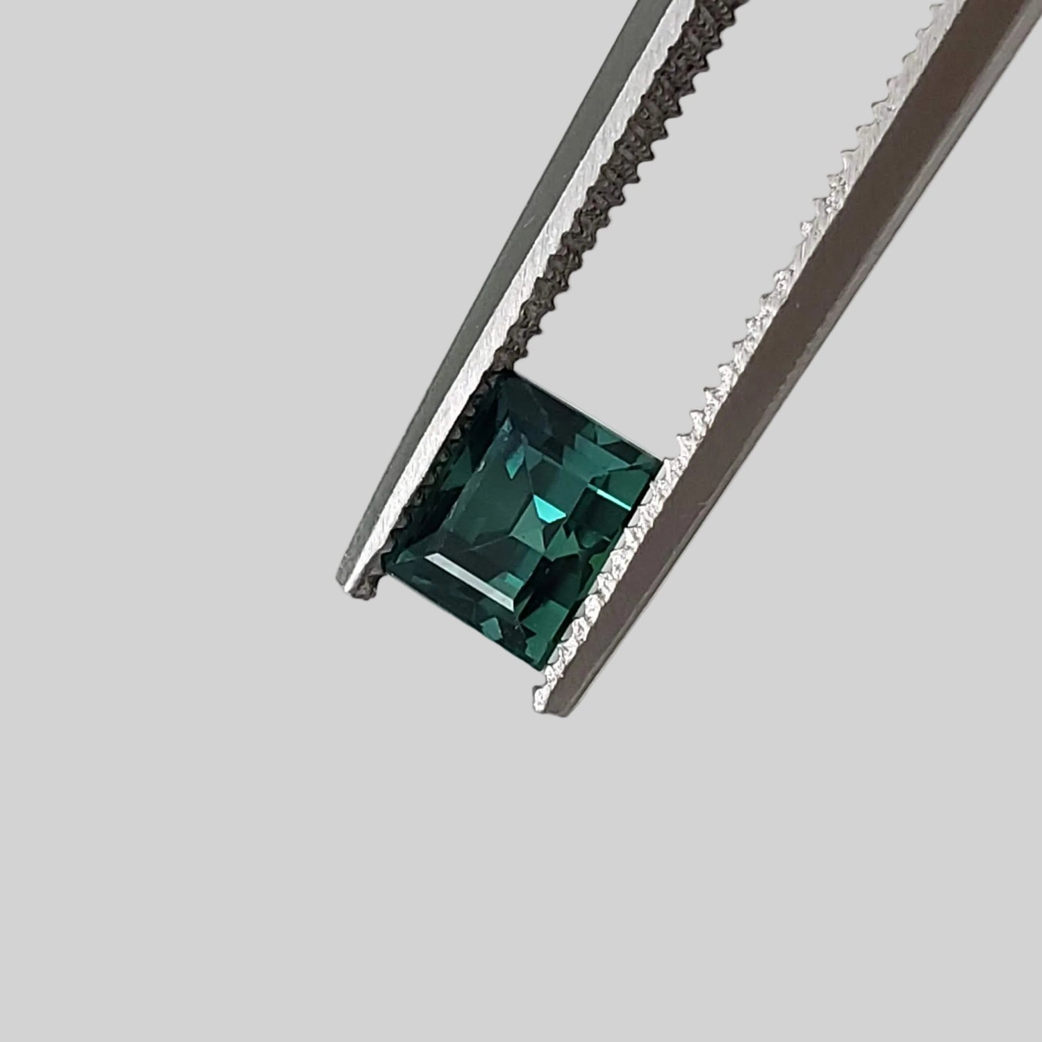  Tourmaline | Baguette Cut | Neon Green Blue | 4.8x3.8mm 0.7ct 1