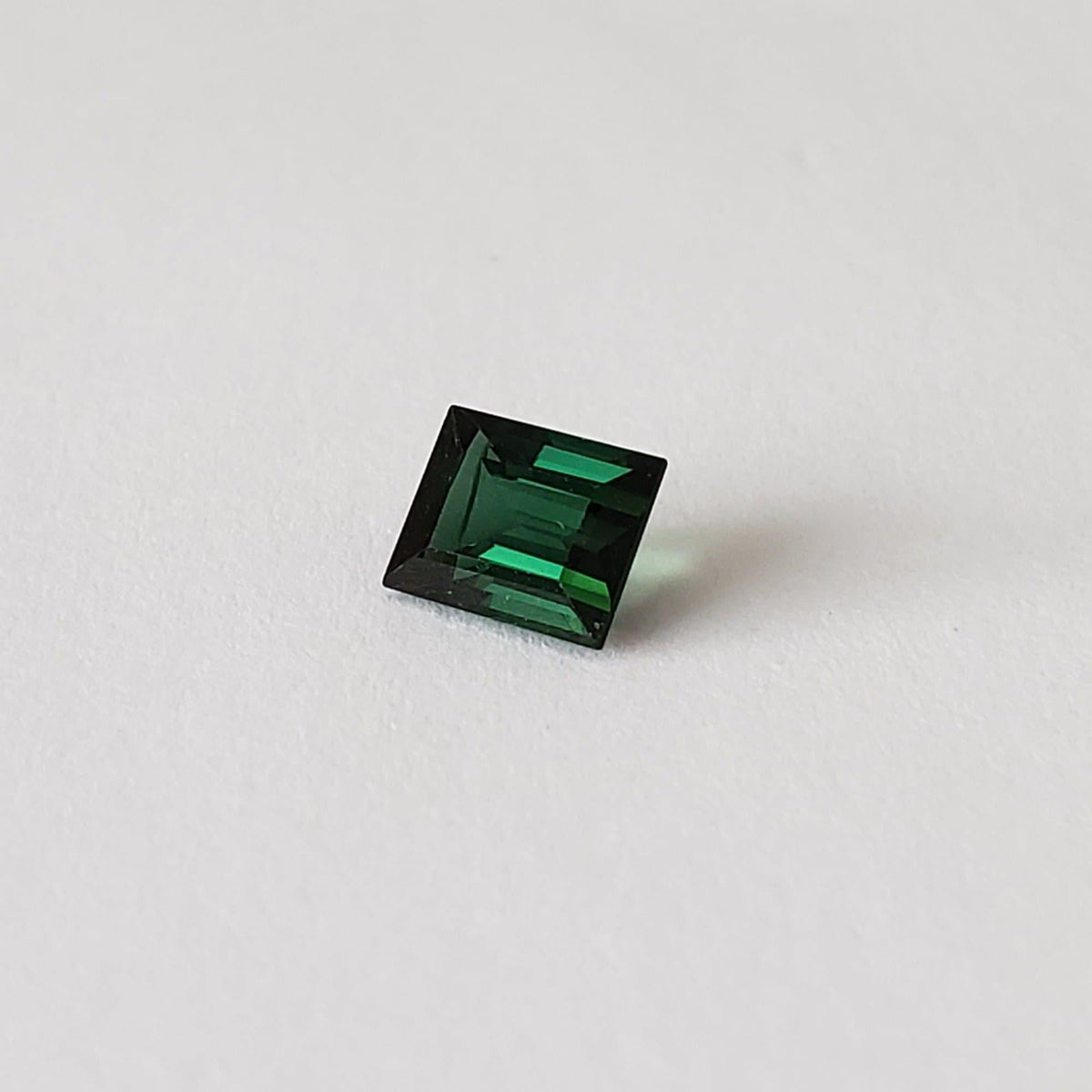  Tourmaline | Baguette Cut | Neon Green Blue | 6.5x5.2mm 1.05ct 1