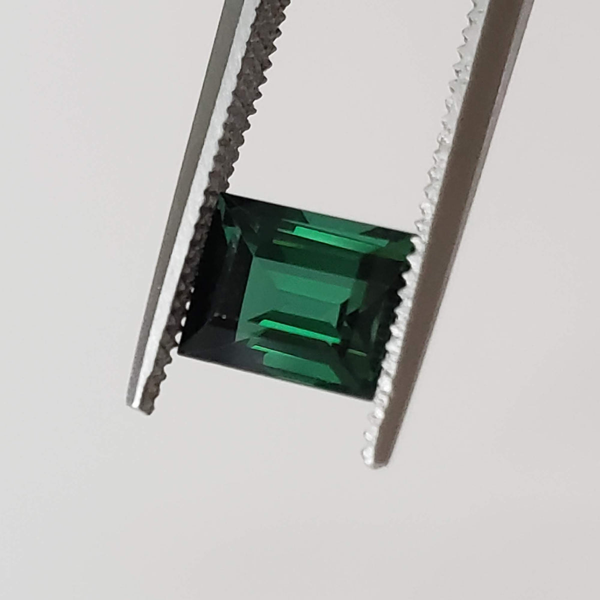  Tourmaline | Baguette Cut | Neon Green Blue | 6.5x5.2mm 1.05ct 1