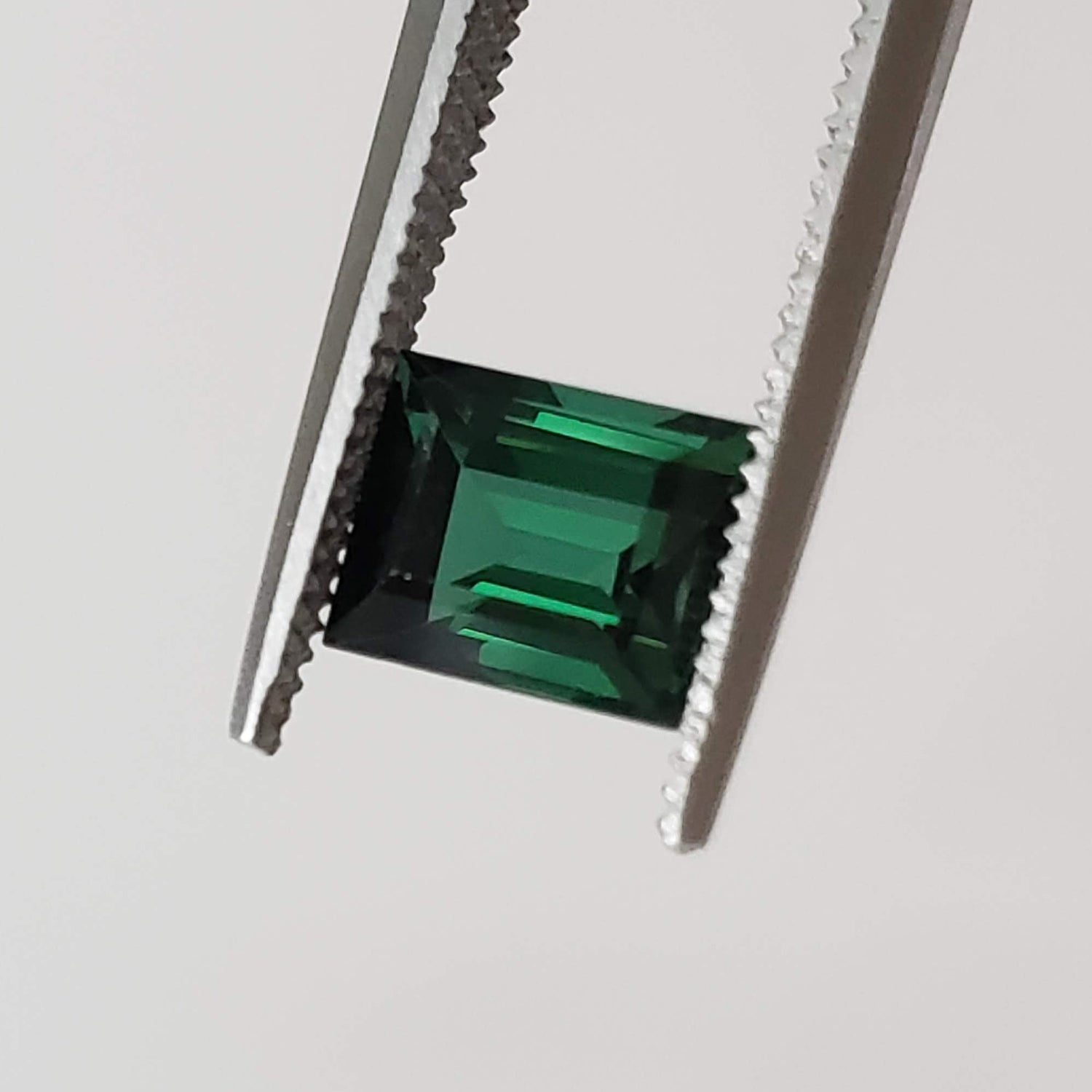  Tourmaline | Baguette Cut | Neon Green Blue | 6.5x5.2mm 1.05ct 1