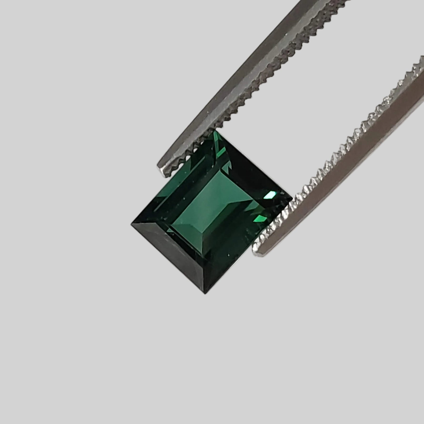  Tourmaline | Baguette Cut | Neon Green Blue | 6.5x5.2mm 1.05ct 