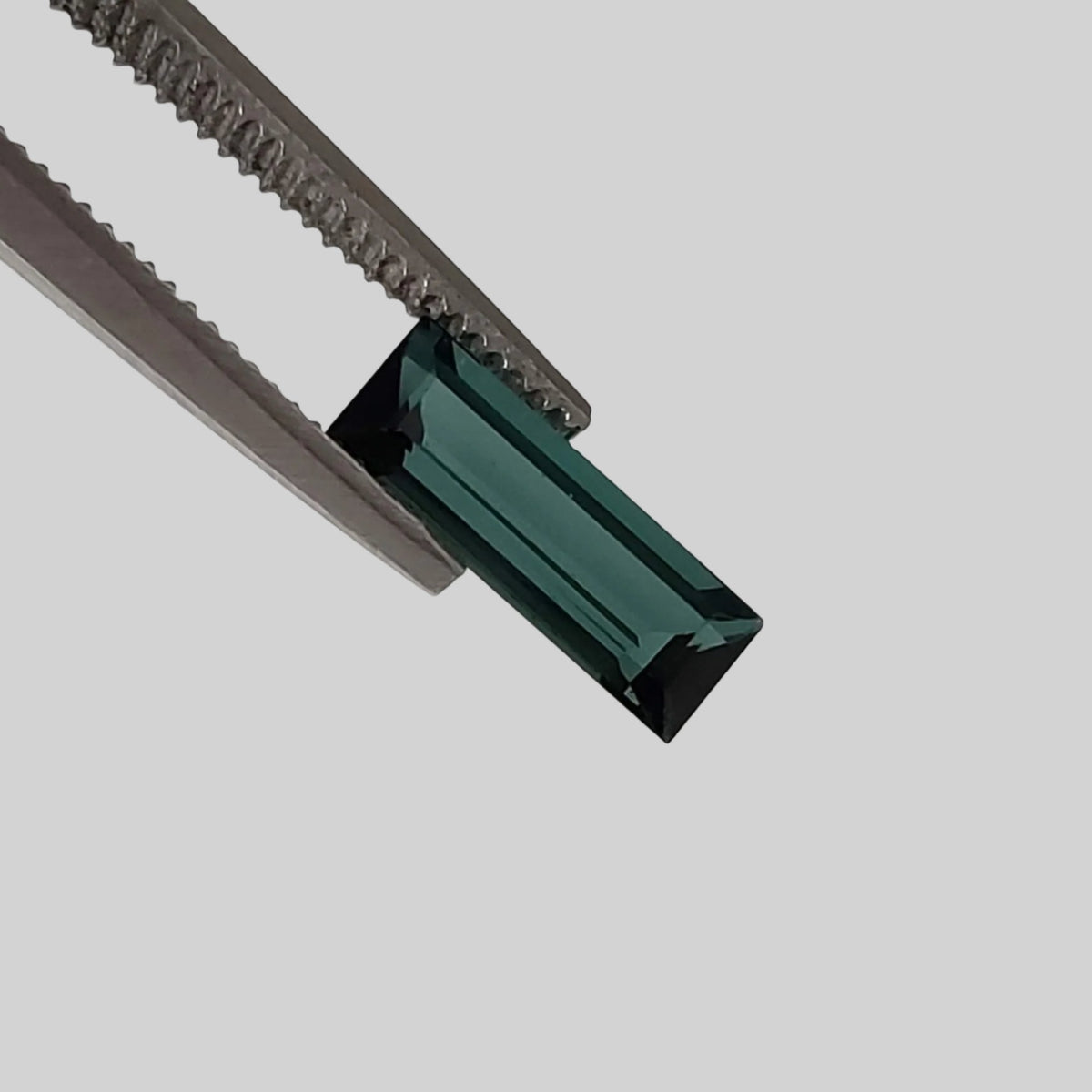  Tourmaline | Baguette Cut | Neon Green Blue | 8.8x3mm 0.7ct 