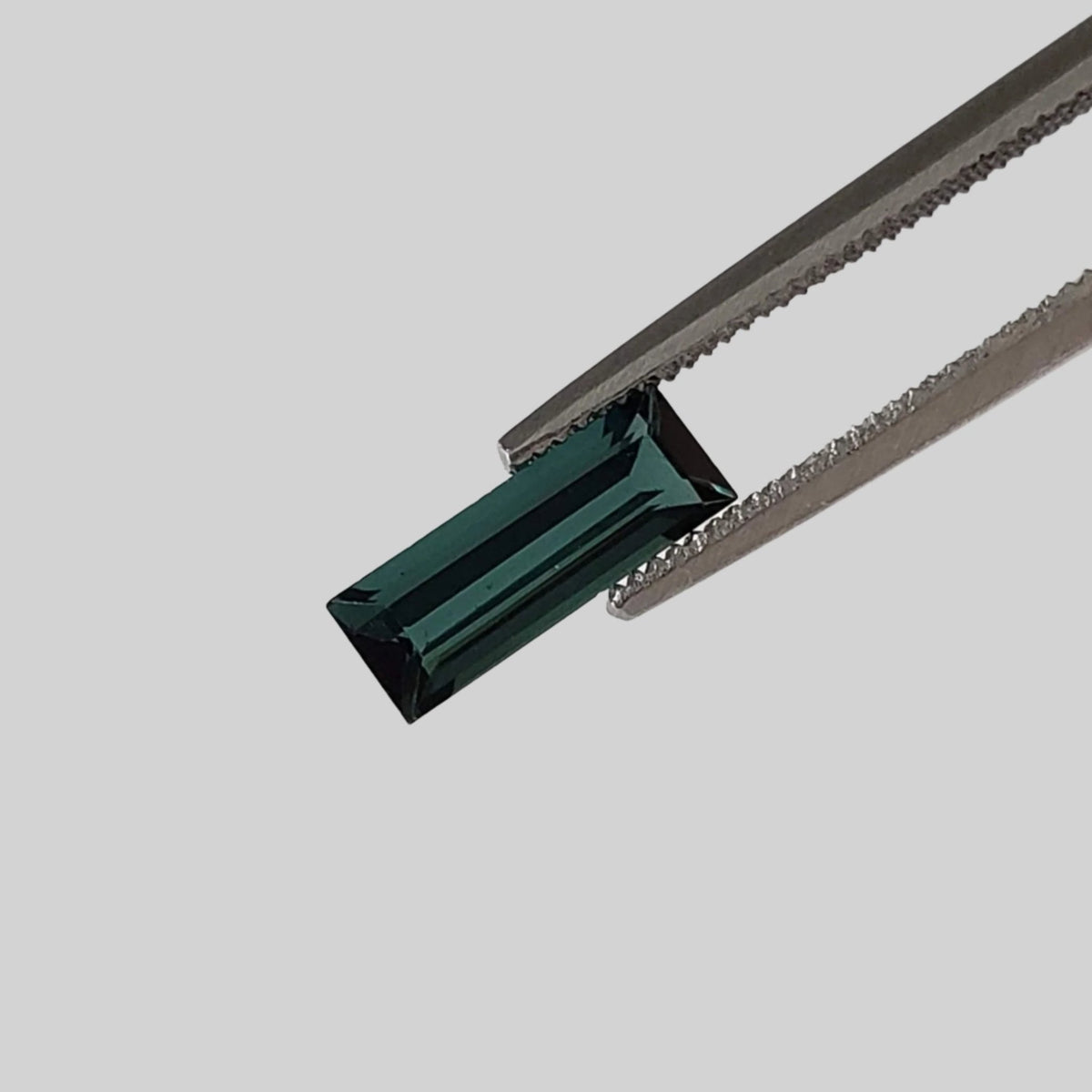  Tourmaline | Baguette Cut | Neon Green Blue | 8.8x3mm 0.7ct 1