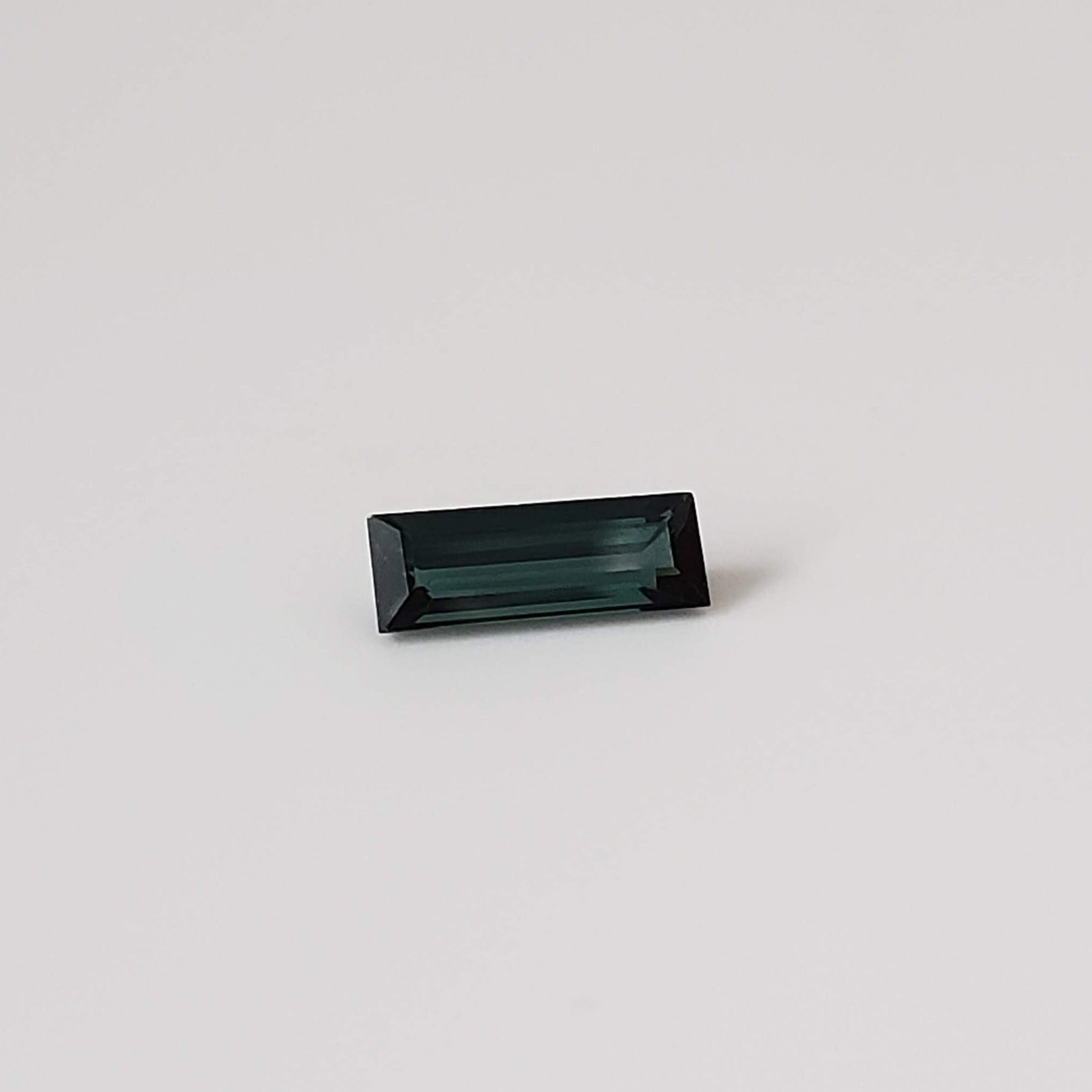  Tourmaline | Baguette Cut | Neon Green Blue | 8.8x3mm 0.7ct 4