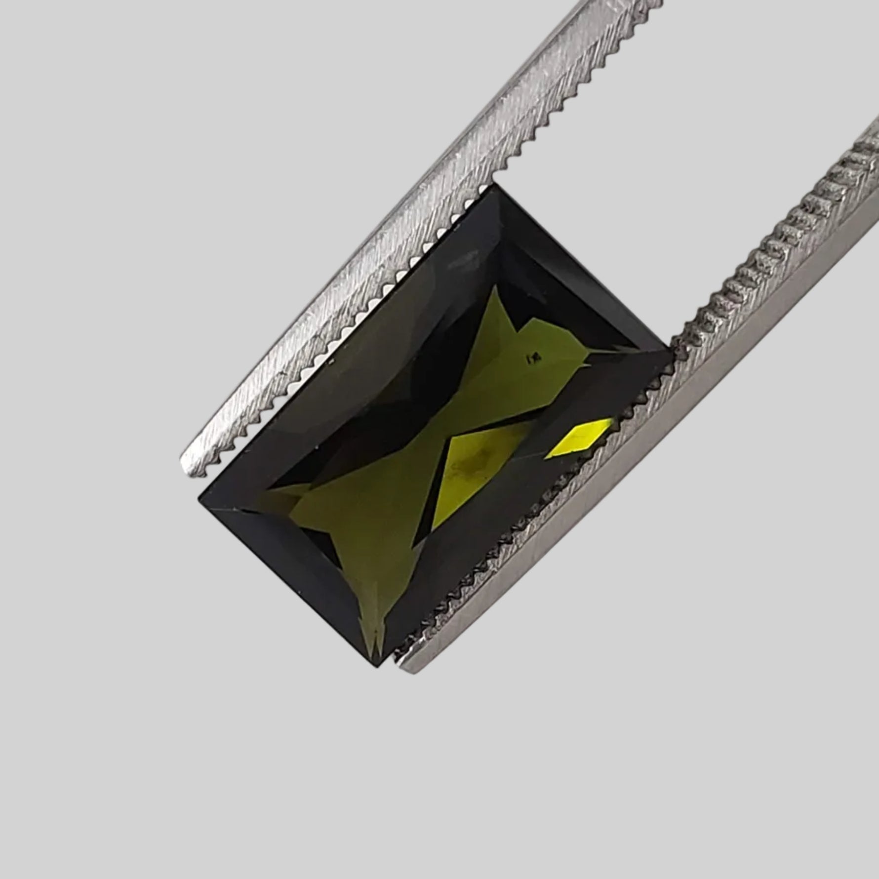  Tourmaline | Baguette Cut | Olive Green | 12x7mm 3.51ct 