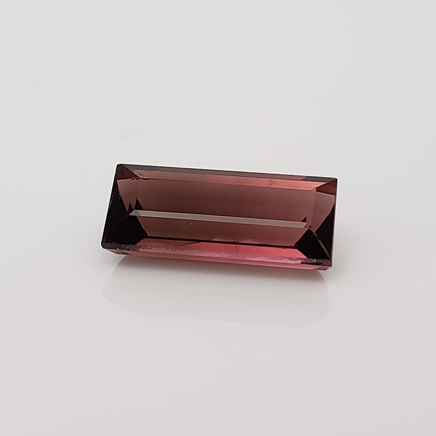  Tourmaline | Baguette Cut | Pinkish Orange | 14.4x6.2mm 4.55ct 2