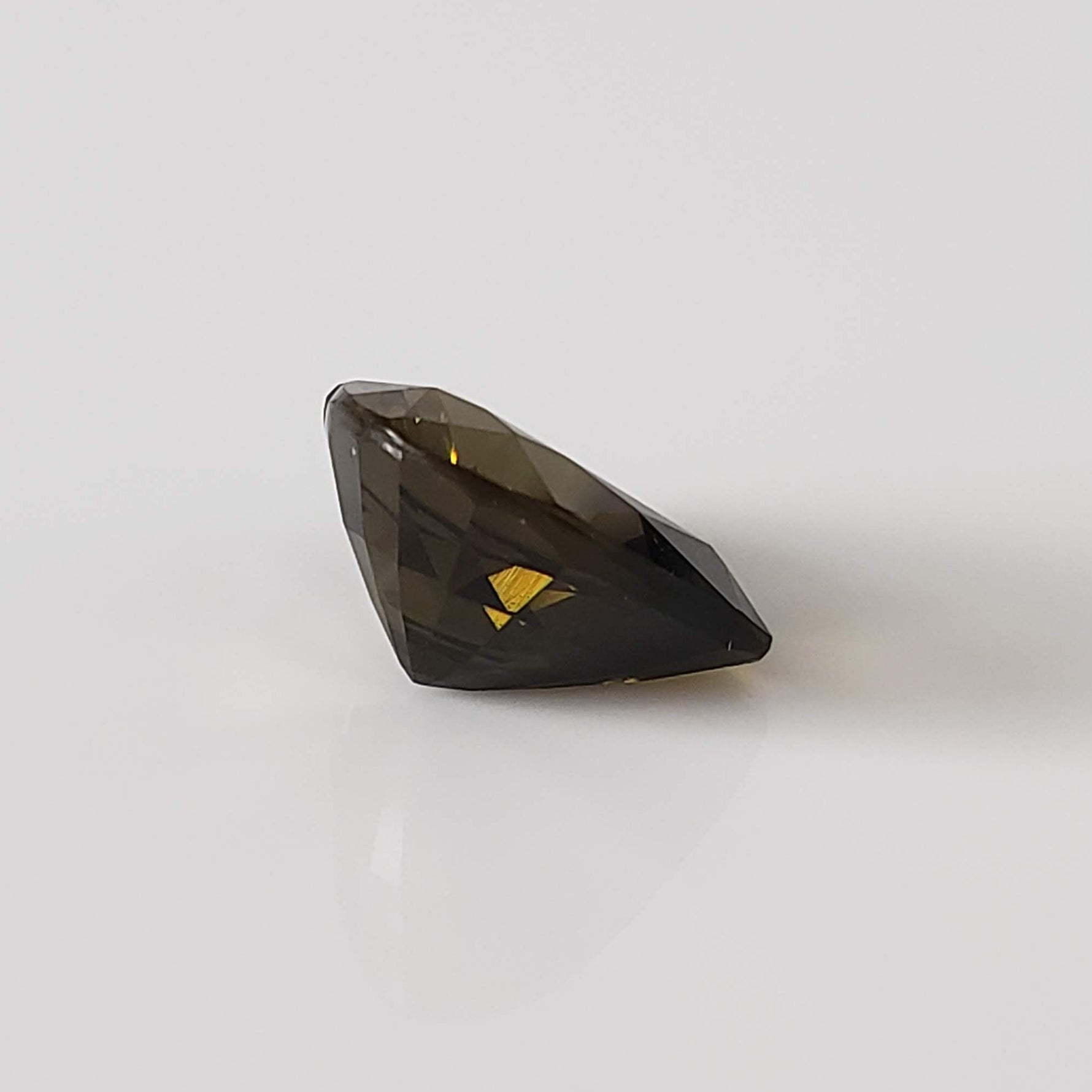  Tourmaline | Heart Shape Cut | Top Olive Green | 11.5x11mm 4.21ct 5