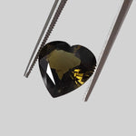  Tourmaline | Heart Shape Cut | Top Olive Green | 11.5x11mm 4.21ct 
