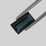  Tourmaline | Irregular Baguette Cut | Neon Blue | 9.9x5.6x5.15mm 1.47ct 