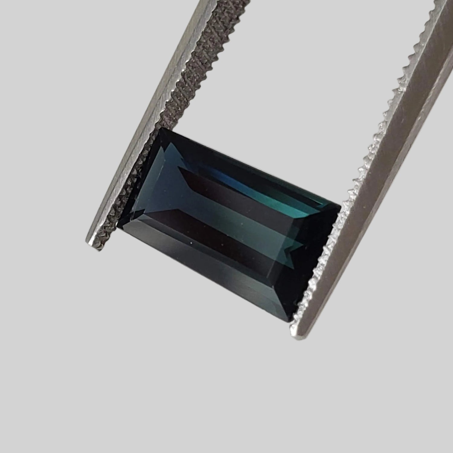  Tourmaline | Irregular Baguette Cut | Neon Blue | 9.9x5.6x5.15mm 1.47ct 1
