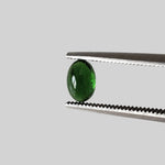  Tourmaline | Oval Cabochon | Chrome Green | 5.7x3.8mm 0.5ct | SO24 