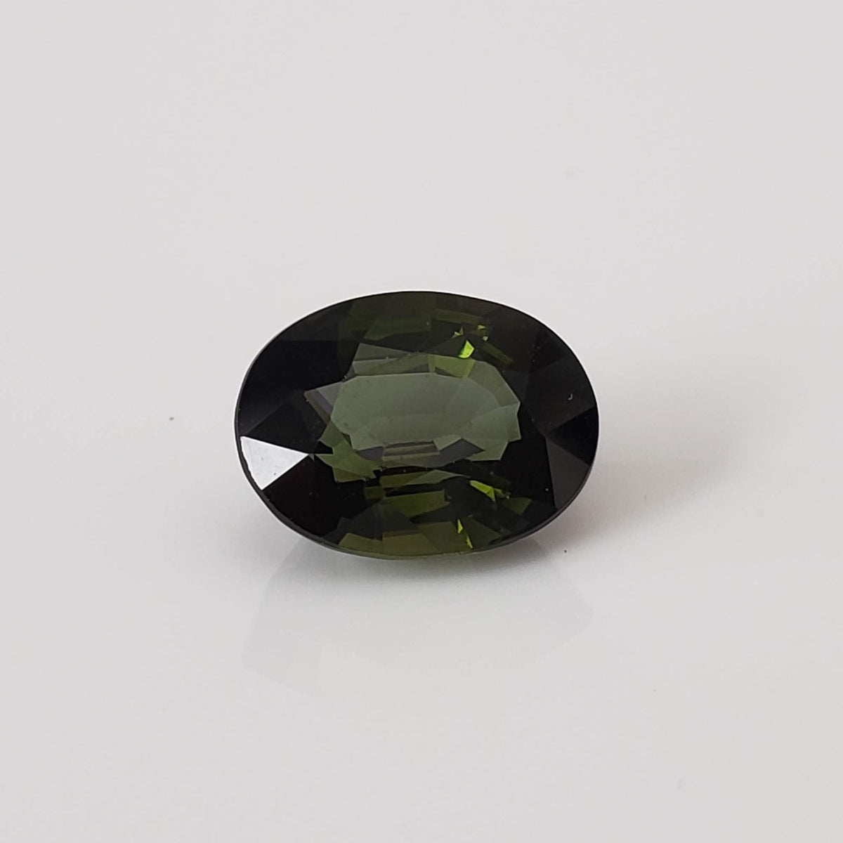  Tourmaline | Oval Cut | Forest Green | 11x8.5mm 3.85ct 3
